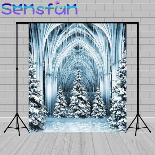 Baby Shower Backdrops for Photography Ice Castle Backdrop Birthday Party Decoration Wallpaper Palace Photo Studio Background