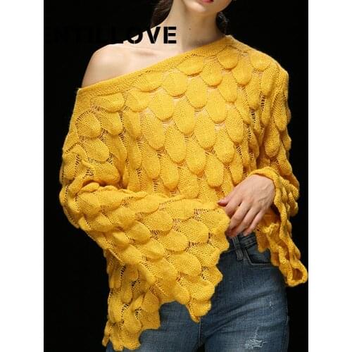 Женские пуловеры с открытыми плечами GENTILLOVE China At AliExpress