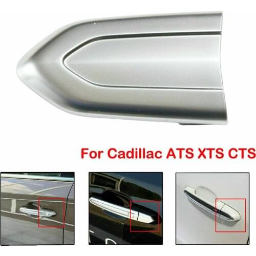 For Cadillac ATS XTS CTS CT6 Chrome OutSide Door Handle Bar Cover Catch Trim Catch Cap Moulding Bezel Overlay Protector