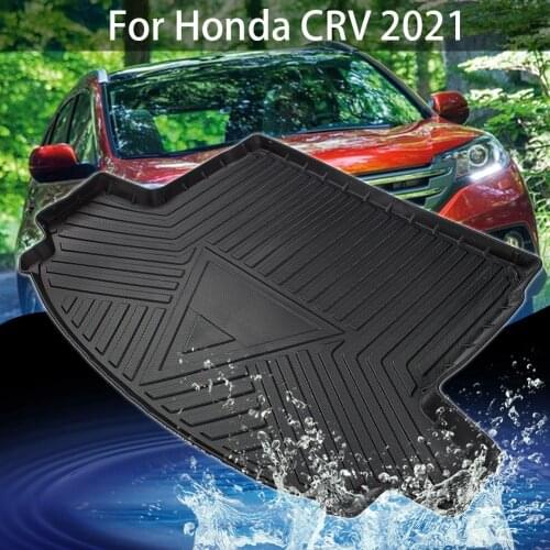 Car Rear Trunk Mat Cargo Boot Liner Rubber Automobile Trunk Tray Floor Mat Cover For Honda CRV 2021
