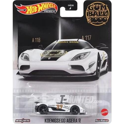 Hot Wheels Cars KOENIGSEGG AGERA R 1/64 Real Rides Metal Diecast Model Car DMC55