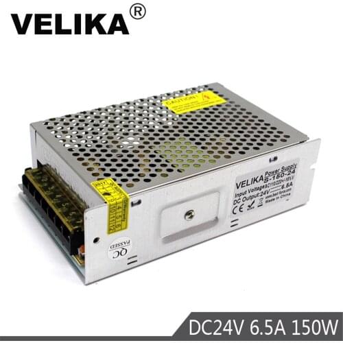 Best quality Switching Power Supply DC24V 6.5A 150W Led Driver Adapter For 3D Printer Repeater Radio Stepper Motor Lamp Lighting