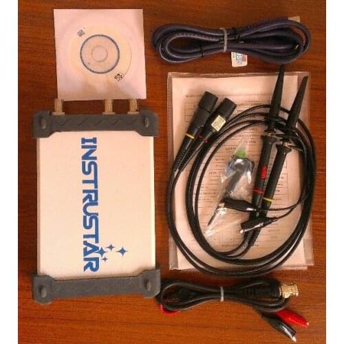 NEW 5 IN 1 Multifunctional PC USB Digital virtual oscilloscope+spectrum analyzer+data recorder+DDS+Sweep 20M 48MS/s