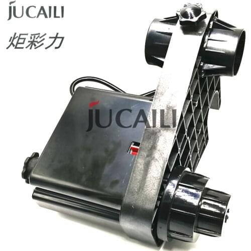 Jucaili one set large printer single power paper roller kit for Roland /Mimaki /Mutoh printer roller take up system single motor