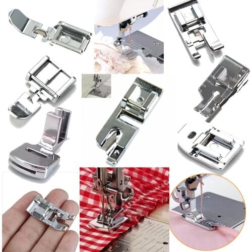 Domestic Sewing Machine Accessories Presser Foot Feet Kit Set Hem Foot Spare Parts For Sewing Machine Accessories