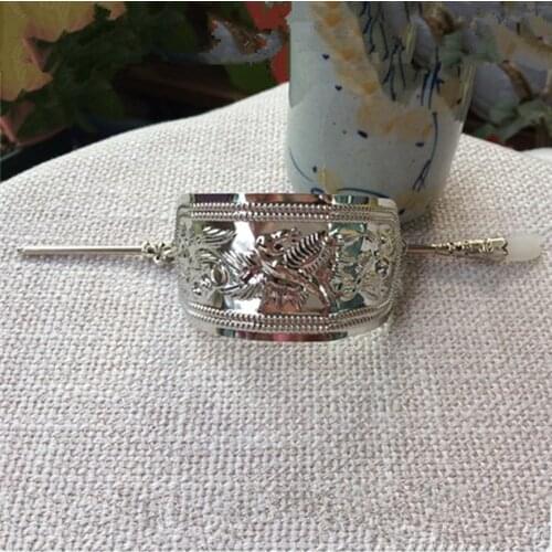 Anime warrior crown hairpin set chinese antique style photography hair accessories Prince General officer hair wear