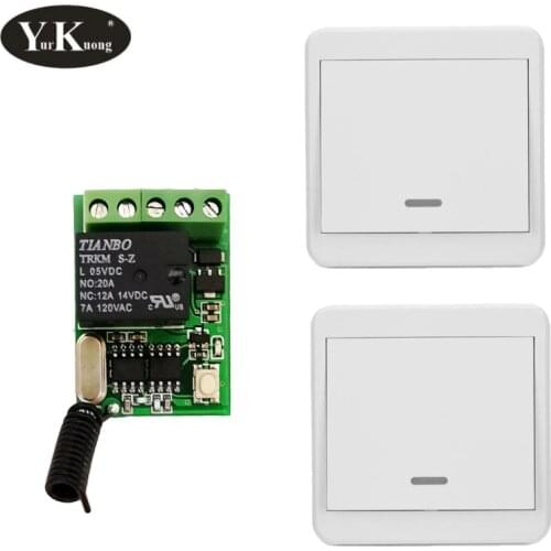 Door Access Opener remote control switch 5V 6V 9V 12V Remote Control Push Button RF Wireless Switch 315 433 mhz Smart Home Alarm