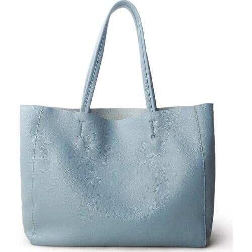 Bag Women Handbag New Tote Bag Briefcase Soft Leather Large Capacity Wild Shoulder Bag Large Computer Bag Head Layer Cowhide