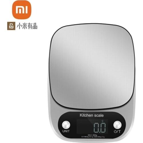 Xiaomi Stainless steel baking scale kitchen scale electronic scale precision household mini gram scale food scale 3kg 10kg