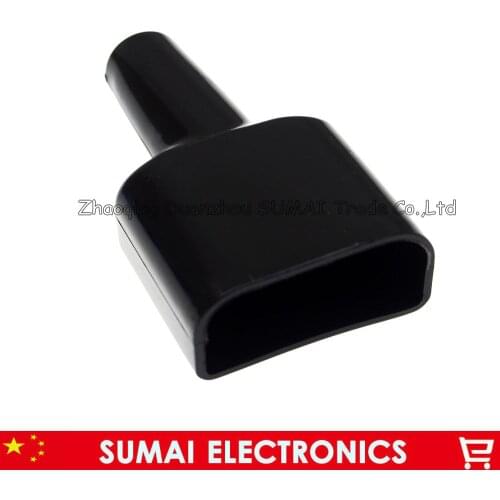 New Battery waterproof Plug sheath,2P UPS dust cable sheath/cover,black for Anderson 2 Pin 50A 600V Power connector