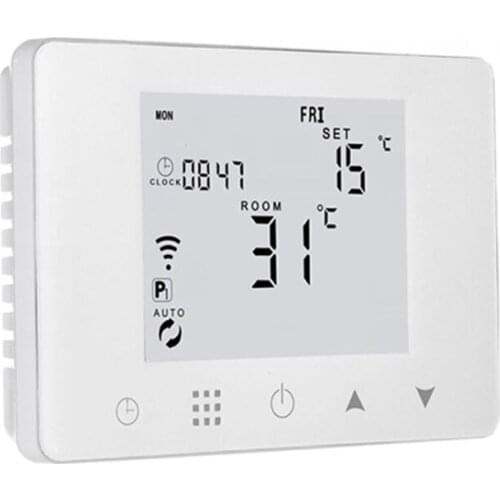 WiFi Room Thermostat Gas Boiler Wall-mounted Heating Wireless Remote Temperature Controller for Alexa Google Home 110V 220V