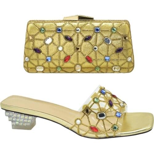 2021 Shoes and Bags To Match for Party Open Toe Shoes Clear Heels for Women Transparent Rhinstone Wedding Shoes for Women Bride