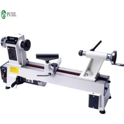 220V / 750W 4 Inch Chuck Variable Speed Mini Wood Lathe Machine with Digital Display Woodworking Lathe 220V / 750W 4 Inch Chuck