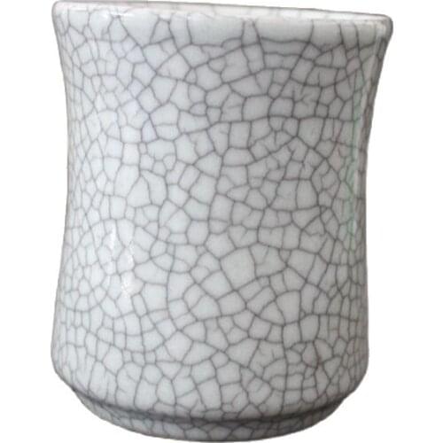 Chinese old porcelain Cracked blue glaze penholder