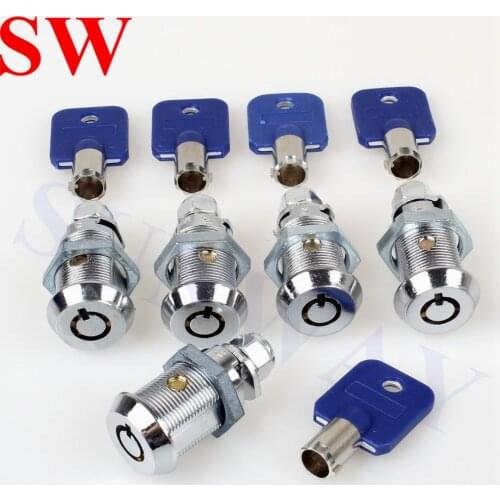 10pcs Zinc Alloy 28mm Cam Lock with same key arcade cabinet Cocktail Machine/game accessories/coin operated game arcade cabinet