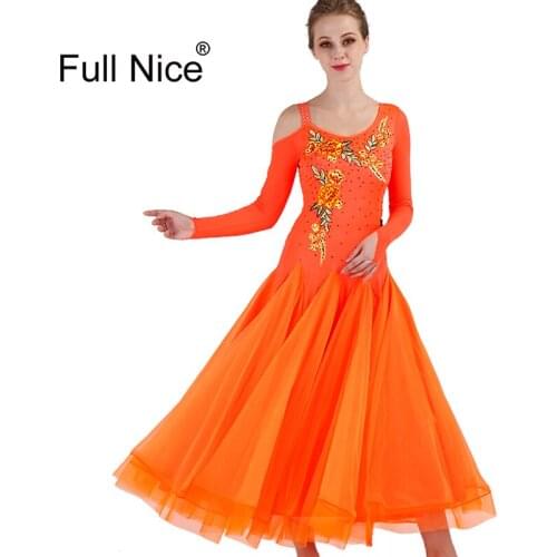 New Sexy ballroom dance Costumes standard ballroom dancing clothes Competition Women modern dance dress waltz foxtrot dancewear