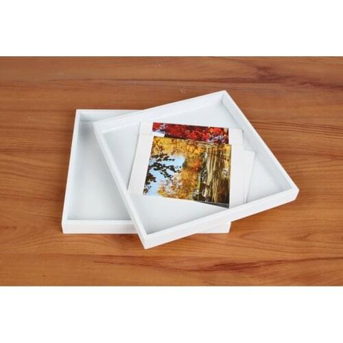 1PC White Wood Tray Food Serving Makeup Storage Fruit Plate Photo Props Modern Household Storage Tray JL 0920