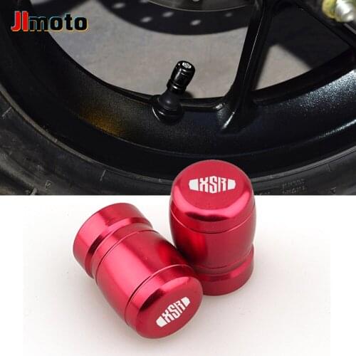 With Logo "XSR" Newest Motorcycle CNC Wheel Tire Valve Airtight Covers Stem Caps For YAMAHA XSR155 XSR700 XSR900 XSR 155 700 900