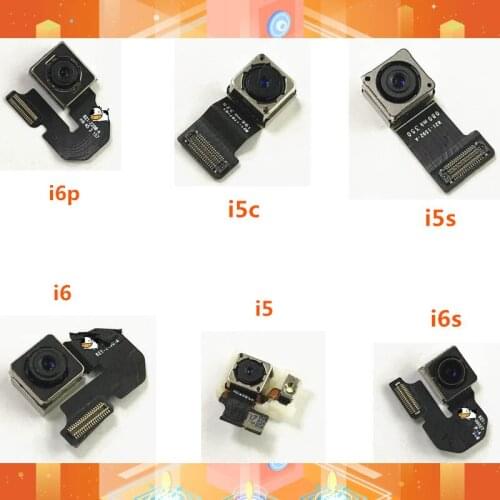 Original Main Back Camera Flex For iphone 5 5s 5c 6 6 plus 6s 7 7 plus 8 se rear camera replacement phone