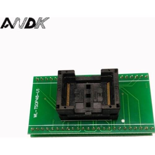 Standard TSOP48-0.5 Open Top SA247 TNM5000 Programming Socket IC Test Socket Flash Programmer Adapter TSOP48 socket