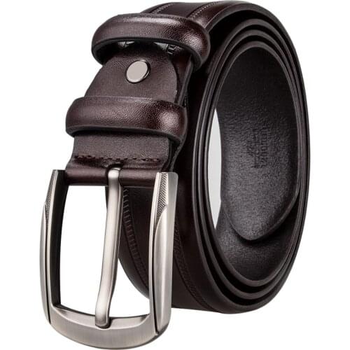 SZ-0004-B 2017 Barry.Wang New Fashion Designers Pin Buckle Leather luxury Belts Business Male Pin buckle Belts for Mens