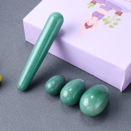 Natural jade Yoni Egg Jade Eggs Women Kegel Exerciser Jade Massager Vaginal Muscles Tightening Ball Crystal Kegel Eggs