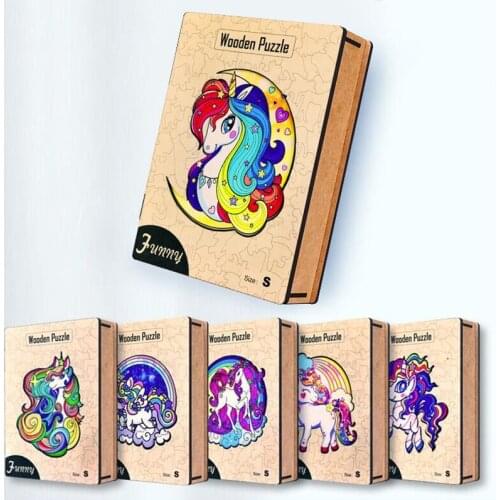 Unique Panda 3D Wooden Puzzle Adult Kids Jigsaw Puzzles Animal Puzzles Boutique Gift Box Packaging Children Christmas Gifts Toys