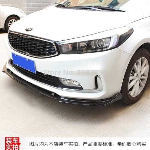 For FORTE K3 Rear spoiler ABS Rear front Bumper Diffuser Bumpers Protector For KIA K3 Body kit bumper rear lip rear spoiler