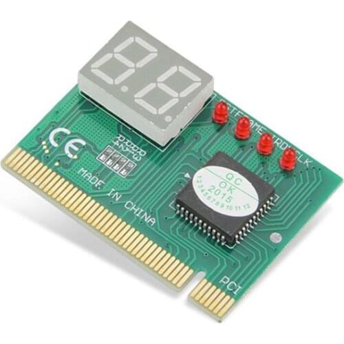 2-Digit PC Computer Mother Board Debug Post Card Analyzer PCI Motherboard Tester Diagnostics Display For Desktop PC