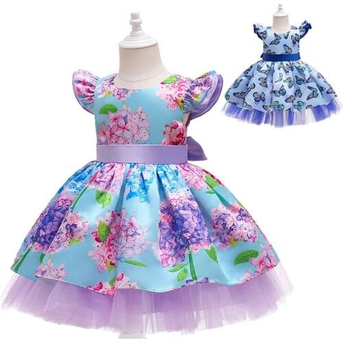2021 Girls Princess Dress Halloween Snow White Cosplay Costume Pattern Fancy Clothes Kids Birthday Gift Party Ball Gown Vestidos