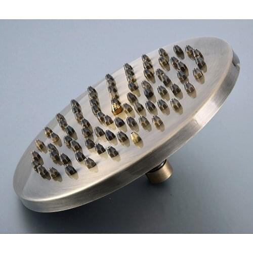 Antique Bronze 8" Round Showerhead Bath Rainfall Shower Head Bathroom Rain Sprayer Ksd273