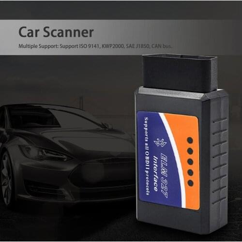 ELM327 V1.5 OBD2 Car Scanner Wireless Bluetooth OBD II Car Diagnostic Tool For Android ISO KWP SAE CAN Engine Fault Code Reader