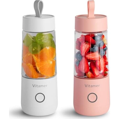 350ml Portable Juicer Cup Electric USB Rechargeable Smoothie Blender Machine Mixer Mini Juice Maker Food Processor Fruit Tool
