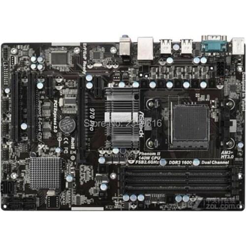 For ASRock 970 Pro Original Used Desktop for AMD 970 Motherboard Socket AM3 AM3+ DDR3 SATA3 USB3.0