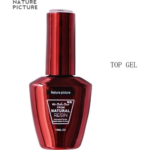 Top Coat Gel 10ml Soak Off No Wipe Top Coat UV LED Seal Gel Nail Polish Long Lasting Top Gel Polish for Nail Art Design