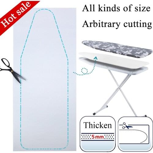 IRONING BOARD FELT PAD 150x50cm, Universal Replacement Ironing Board Felt Padding Underlay Breathable Cotton Felt,Easy to Cut