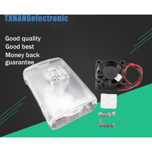 Raspberry pi 3 ABS Plastic Box raspberry pi 3 box case Cooling Fan raspberry pi 3/2 model b abs case box shell