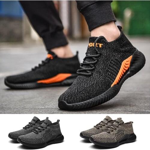 Men Sneakers Light Running Shoes For Men Breathable Lace Up Men Casual Shoes Comfortable Men Shoes Non-slip Walking Sports Shoes