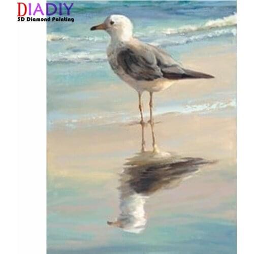Square diamond painting DIY cross stitch kit bird decoration painting 5D rhinestone embroidery mosaic embroidery gift