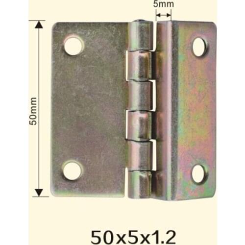 Freeshipping 50*5*1.2mm Iron Metal Hinge Sewing Machine Folding Table Furniture Flip Tray Hinges Big Door Hinges