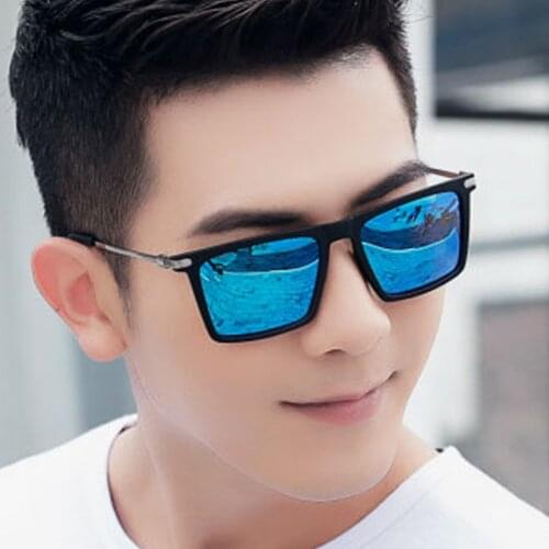 New Mens Fashion Square Driving Eyewear Travel Sun Glass Revamp Of Sport Men Sunglasses Polarized Shockingly Colors Sun Glasses