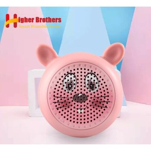 New Small Gift Cartoon Speaker Customized Mini Wireless Cute Pet Animal Pink Rabbit Bluetooth Speaker Boy Girl Gift