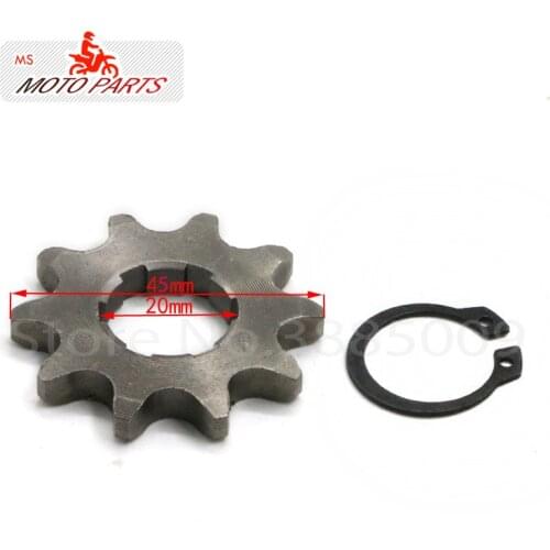 420 10 T Tooth 20mm ID Front Engine Sprocket for 50cc 70cc 90cc 110cc Kazuma ATV Quad Go Kart Dirt Pit Bike Scooter Motorcycle