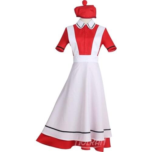 Gemmule party dress Uniform outfit Anime Hataraku Saibou Cells at Work Baseball lolita punk kawaii maid dress uniform set outfit