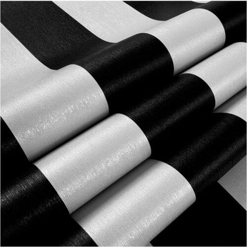 Modern Fashion Yellow Silver Stripe Wallpaper 3d Black Red Wide Striped Wallpapers Mural Kids Room Livingroom Wall Paper EZ204