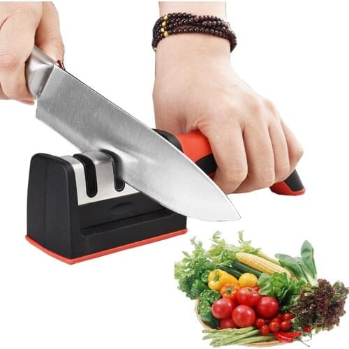 3 Stages Knife Sharpener Professional Kitchen Sharpening Stone Tungsten Steel Ceramic Kitchen Knives Accessories