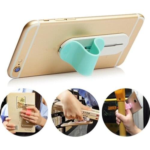 Universal Finger Ring Mobile Phone Stand Holder U shaped Cell Phone Stand Smartphone Mount For iPhone Android Xiaomi Samsung