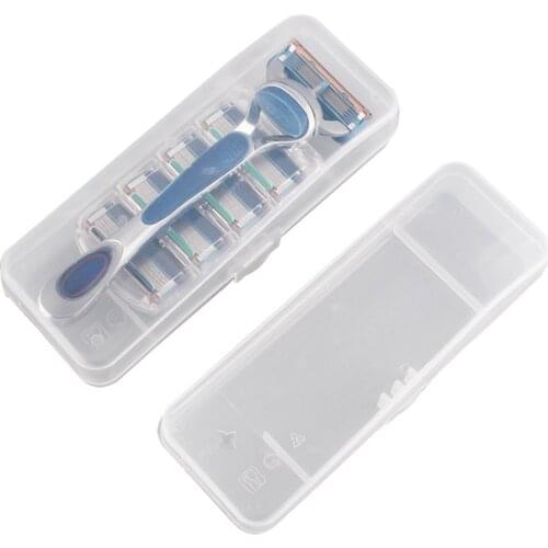 Universal Shaver Case Transparent Shaver Storage Box Men Razor Box Shaving Machine Plastic Case Eco-Friendly Bath Accessories
