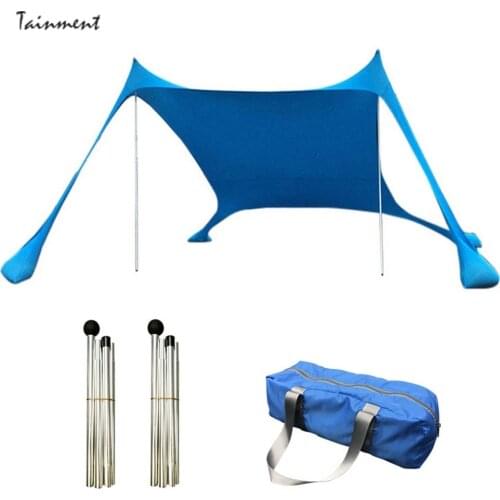 Beach Camping Awning Waterproof Sun Shelter Sun Shade Outdoor Canopy Garden Patio Pool Shade Sail Awning Camping Shade Cloth Big