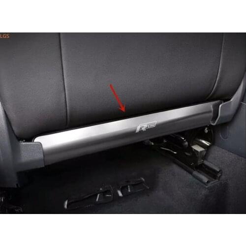 High-quality stainless steel Seat Anti-kick board Anti-scratch protection decoration car accessories For Volkswagen CC 2019-2020